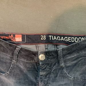 Marithe francois girbaud stretch courderoy jeans